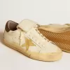Herren-Super-Star LTD aus Nappaleder mit Wildlederstern und brauner Fersenlasche Herren-Super-Star LTD aus Nappaleder mit Wildlederstern und brauner Fersenlasche