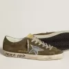 Herren-Super-Star LTD aus Wildleder mit metallischem Lederstern und Leder-Fersenlasche