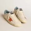 Herren-Super-Star mit Stern im Krokodil-Print und silberblauer Fersenlasche Herren-Super-Star mit Stern im Krokodil-Print und silberblauer Fersenlasche