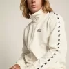 Herren-Sweatshirt in Papyrusweiß mit Reißverschluss und schwarzen Sternen Herren-Sweatshirt in Papyrusweiß mit Reißverschluss und schwarzen Sternen