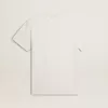 Herren-T-Shirt aus weißer Baumwolle mit schwarzer Aufschrift