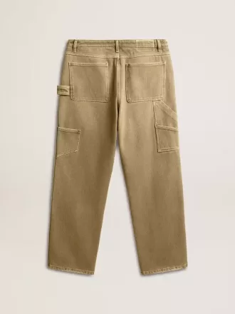 Herrenhose aus Baumwolle mit Used-Look