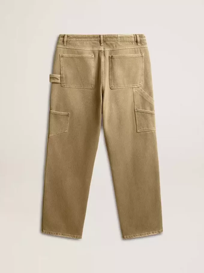Herrenhose aus Baumwolle mit Used-Look