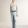 Herrenhose aus Denim mit Used-Effekt Herrenhose aus Denim mit Used-Effekt