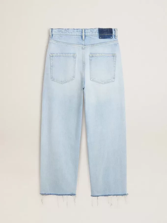Herrenhose aus Denim mit Used-Effekt Herrenhose aus Denim mit Used-Effekt