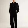 Herrenhose in schwarzem Samtoptik Herrenhose in schwarzem Samtoptik