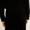 Herrenhose in schwarzem Samtoptik Herrenhose in schwarzem Samtoptik