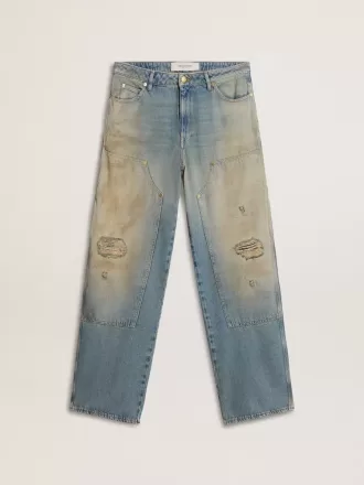 Herrenjeans im Used-Look mit Sandwaschung Herrenjeans im Used-Look mit Sandwaschung