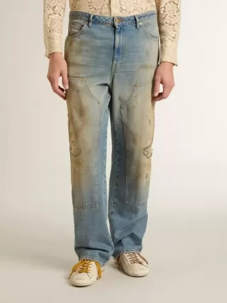 Herrenjeans im Used-Look mit Sandwaschung Herrenjeans im Used-Look mit Sandwaschung