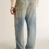 Herrenjeans im Used-Look mit Sandwaschung