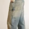 Herrenjeans im Used-Look mit Sandwaschung