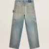 Herrenjeans im Used-Look mit Sandwaschung