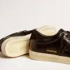 Herrenmodell Matchstar aus schwarzem Leder mit Fersenlasche aus schwarzem Wildleder Herrenmodell Matchstar aus schwarzem Leder mit Fersenlasche aus schwarzem Wildleder