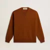Herrenpullover mit Rundhalsausschnitt und Logo auf der Rückseite Herrenpullover mit Rundhalsausschnitt und Logo auf der Rückseite
