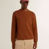 Herrenpullover mit Rundhalsausschnitt und Logo auf der Rückseite Herrenpullover mit Rundhalsausschnitt und Logo auf der Rückseite