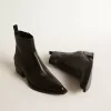 Herrenstiefel Debbie aus schwarzem Leder