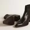 Herrenstiefel Debbie aus schwarzem Leder