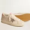 Hi Star LTD aus Nappaleder mit Stern aus Wildleder und rosa Swarovski-Kristallen Hi Star LTD aus Nappaleder mit Stern aus Wildleder und rosa Swarovski-Kristallen
