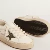 Hi Star LTD mit schwarz-goldenem Glitzerstern und goldener Fersenlasche