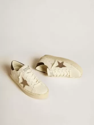 Hi Star LTD mit Swarovski-Kristallstern und schwarzer Lederferse