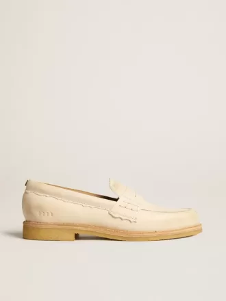 Jerry Loafer aus butterweißem Leder
