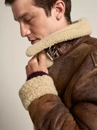 Journey Collection Arvel Shearling-Jacke