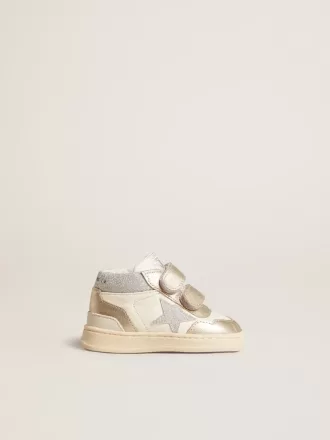 June Junior aus Nappa- und Metallic-Leder mit Glitzerstern