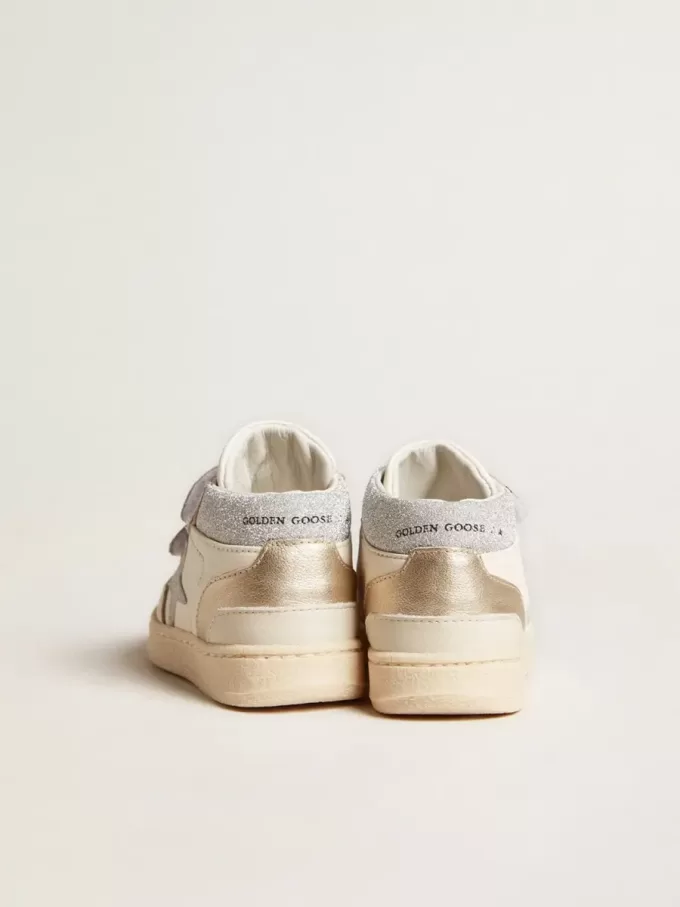 June Junior aus Nappa- und Metallic-Leder mit Glitzerstern
