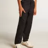 Jungenhose aus dunkelblauer Wolle Jungenhose aus dunkelblauer Wolle