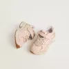 Junior Lightstar aus rosa Leder und Mesh mit rosa Lederstern Junior Lightstar aus rosa Leder und Mesh mit rosa Lederstern