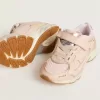 Junior Lightstar aus rosa Leder und Mesh mit rosa Lederstern Junior Lightstar aus rosa Leder und Mesh mit rosa Lederstern