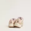 Junior Lightstar aus rosa Leder und Mesh mit rosa Lederstern Junior Lightstar aus rosa Leder und Mesh mit rosa Lederstern