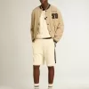 Khakifarbene Bomberjacke aus gesteppter Baumwolle Khakifarbene Bomberjacke aus gesteppter Baumwolle
