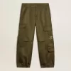 Kinder-Cargohose in Militärgrün
