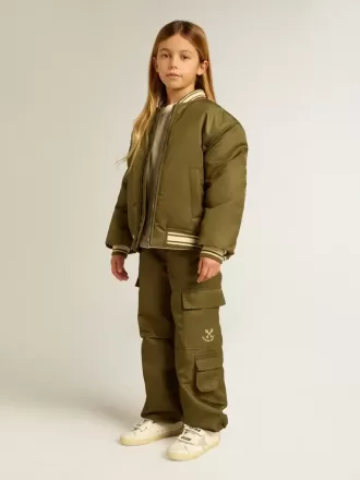 Kinder-Cargohose in Militärgrün