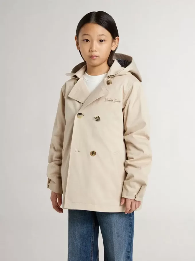 Kinder-Trenchcoat mit herausnehmbarer Innenweste Kinder-Trenchcoat mit herausnehmbarer Innenweste