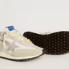 Marathon für Damen mit weißem Nylon-Obermaterial und silbernem Stern Marathon für Damen mit weißem Nylon-Obermaterial und silbernem Stern