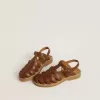Maxime Junior Sandalen aus braunem Leder Maxime Junior Sandalen aus braunem Leder