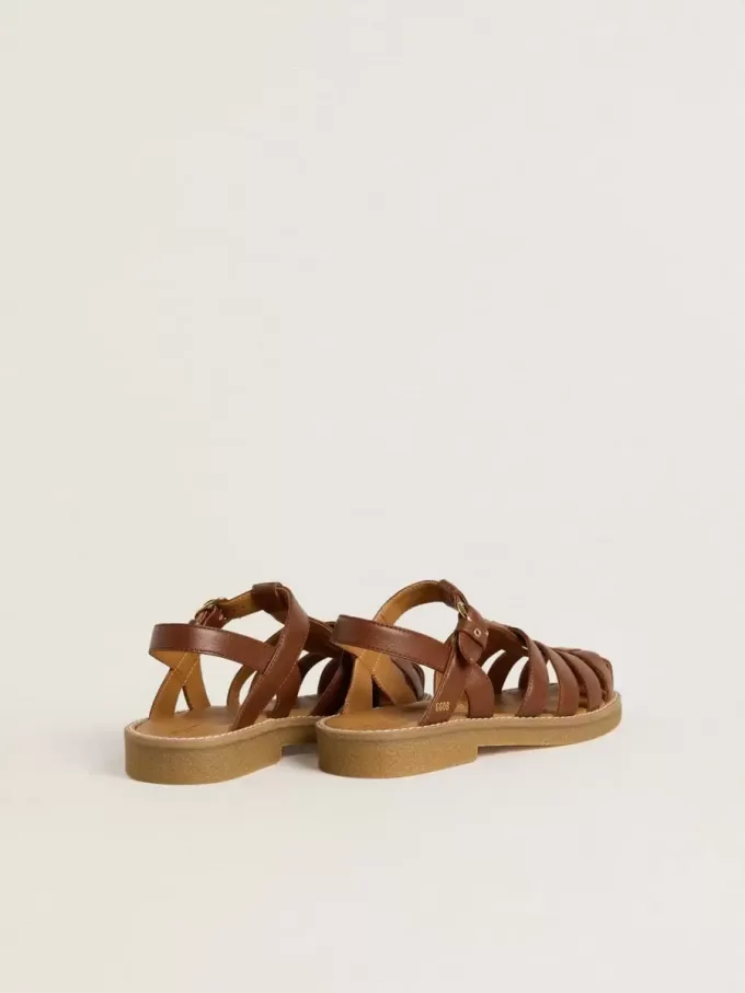 Maxime Young Sandalen aus braunem Leder