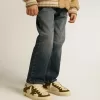May Junior in weißem und militärgrünem Leder
