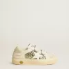 May School Young in Glitzer mit Lederstern und Fersenlasche aus Wildleder May School Young in Glitzer mit Lederstern und Fersenlasche aus Wildleder