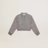 Mädchen-Poloshirt mit geometrischem Print