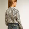 Mädchen-Poloshirt mit geometrischem Print