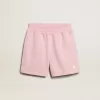Mädchenshorts in Rosa mit weißem Stern Mädchenshorts in Rosa mit weißem Stern