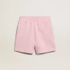 Mädchenshorts in Rosa mit weißem Stern Mädchenshorts in Rosa mit weißem Stern