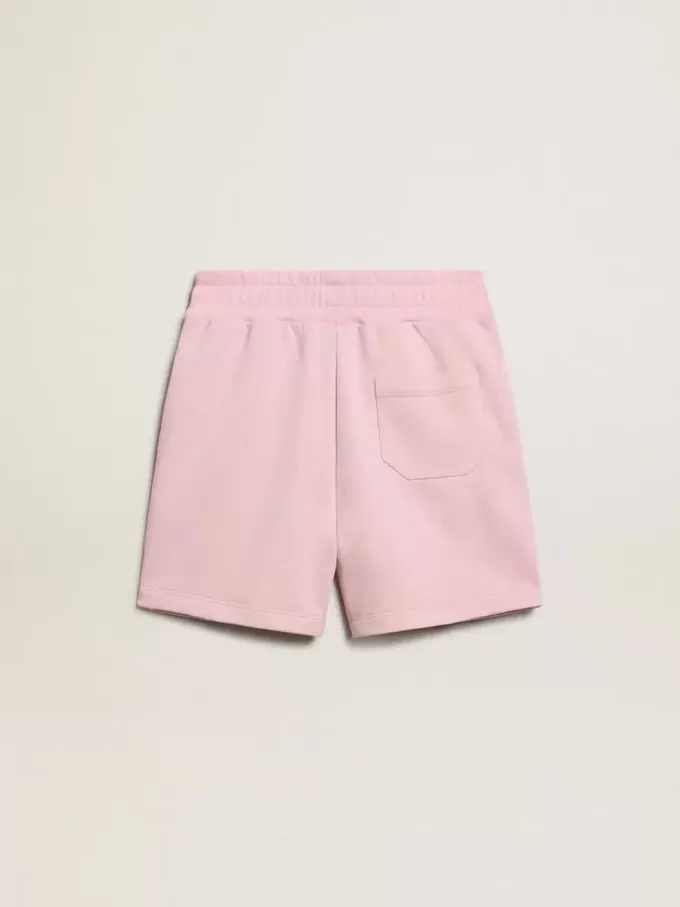 Mädchenshorts in Rosa mit weißem Stern Mädchenshorts in Rosa mit weißem Stern