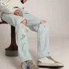 Mid Star für Herren mit blauem Lederstern und taubengrauen Wildledereinsätzen Mid Star für Herren mit blauem Lederstern und taubengrauen Wildledereinsätzen
