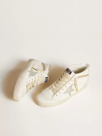 Mid Star LTD mit Stern und Fersenlasche aus Wildleder mit Swarovski-Kristallen