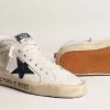 Mid Star mit blauem Glitzerstern und rosa Wildleder-Fersenlasche