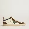 Mid Star mit grünem Lederstern und blauem Lederblitz